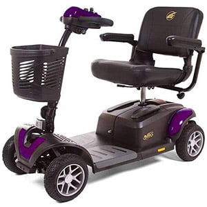 Purple variant of the Buzz around Ex 4-wheel Scooter