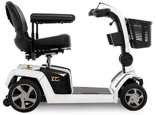 ZT10 Travel Scooter fully facing to the right side