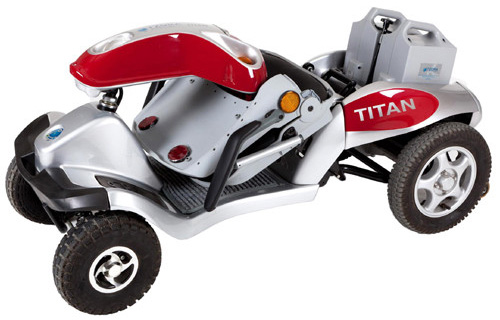 Disassembled Titan Hummer XL Scooter 