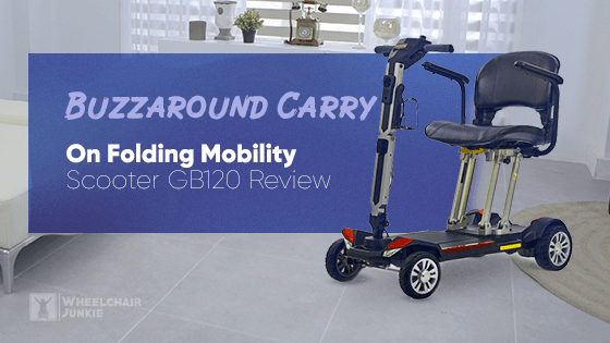 Buzzaround Carry on Folding Mobility Scooter GB120 Review 2024
