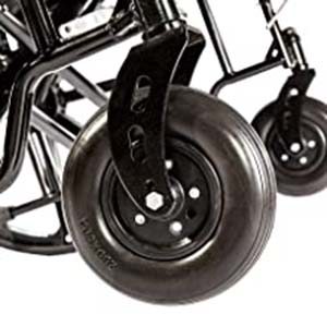 Front wheels of the Heavy Duty Bariatric Wheelchair
