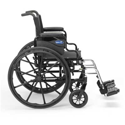 Right Side View of The Invacare 9000 wheelchair