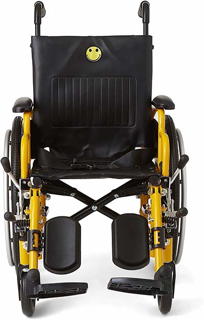 Front View of Medline Kidz Pediatric Wheelchair