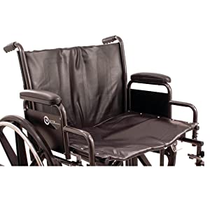 Seat and seatback of the ProBasics K7 Heavy-Duty Wheelchair with nylon upholstery