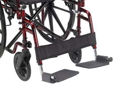 Footrests of the Drive Rebel Wheelchair 