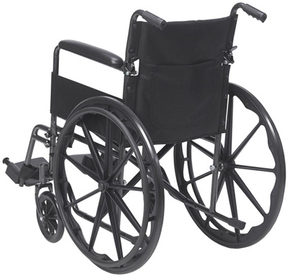 Back part of the Drive Wheelchair Silver Sport 1 