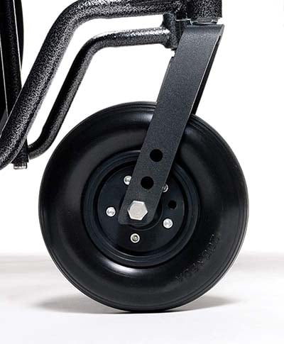 Caster wheel of Everest & Jennings Traveler HD Wheelchair