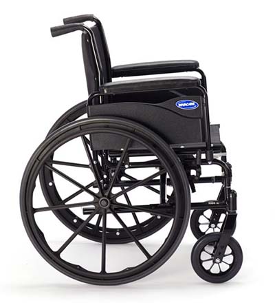 Invacare 9000 SL wheelchair facing to the right