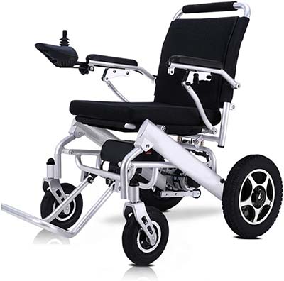Medical Care Bluetooth Wheelchair with Silver frame