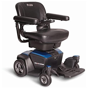 Sapphire Blue variant of Pride Mobility Go Chair 