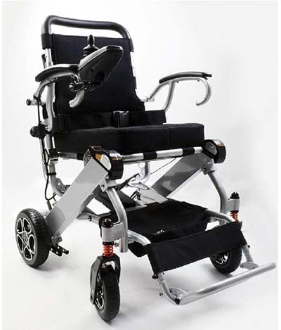 N5513A Electric wheelchair facing halfway to the right