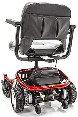 Back part of Golden Literider Envy Power Chair 