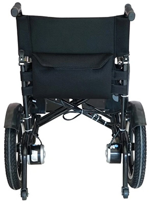 Storage pocket at the back of Culver 6009 Electric Power wheelchair's seat