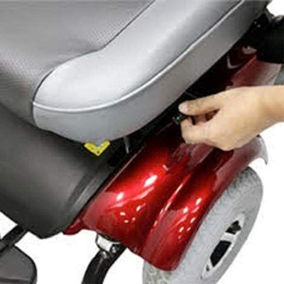 Free-wheeling lever of CTM HS-2850 Power Wheelchair