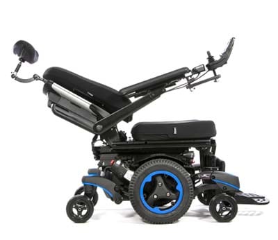 An example of power recline wheelchair in a comparison of power tilt and recline wheelchair