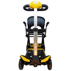 Yellow variant of the Transformer Scooter by Solax 