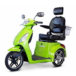 Green variant of EW 36 Electric Scooter 