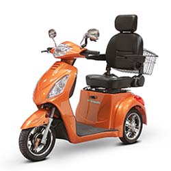 Orange variant of EW 36 Scooter 