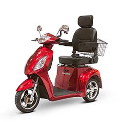 Red variant of EW 36 Scooter 