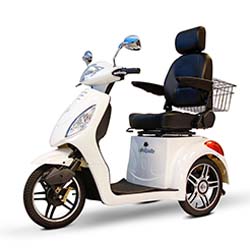 White variant of EWheels EW 36 Scooter 