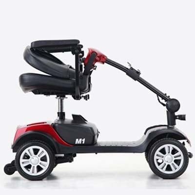 Metro Mobility Scooter with folded tiller and chair