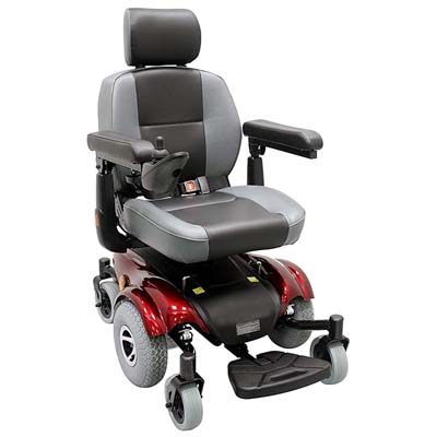 A Mid-Wheel drive wheelchair as an example of a different powerchair drive configuration