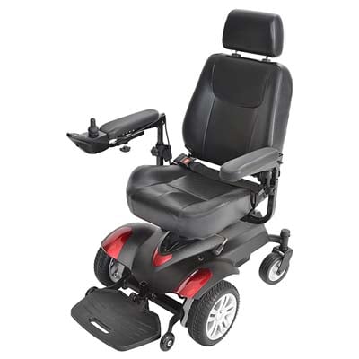 A Front-Wheel drive wheelchair as an example of a different drive configuration