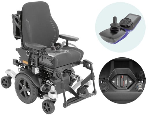 Circuit breaker and Joystick controller of the Juvo powerchair