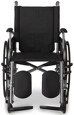 The Medline MDS806550E is an example of a custom wheelchair  