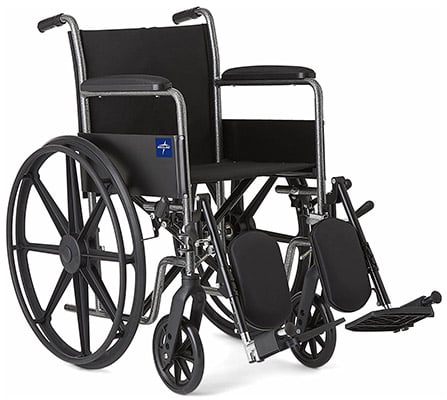 Medline MSO-MDS806200EE custom lightweight wheelchair 