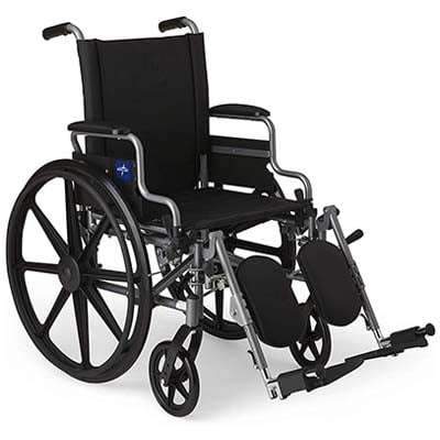 Medline Lightweight Wheelchair with Nylon upholstery