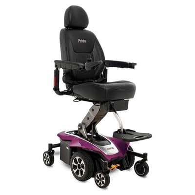 Pink Topaz variant of the Pride Mobility Jazzy Air 2 Power Chair  