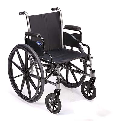 Invacare TRSX58FBP Tracer SX5 wheelchair with Black frame