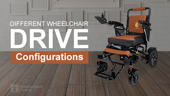 Different Wheelchair Drive Configurations