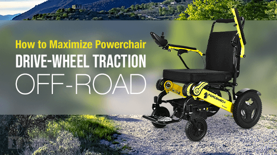 How to Maximize Powerchair Drive-Wheel Traction Off-Road