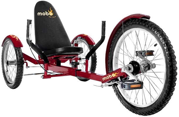 Leftfront of Mobo Triton Pro Adult Tricycle