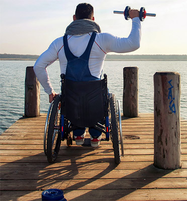 Excercises on All Terrain Wheelchair