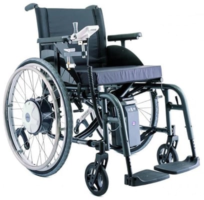 Alber E-Fix E35 power assist wheelchair