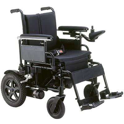 Power wheelchair with Black frame