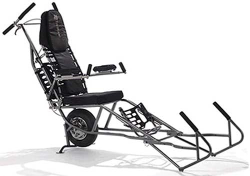 Black Diamond Trailrider Wheelchair facing halfway to the right
