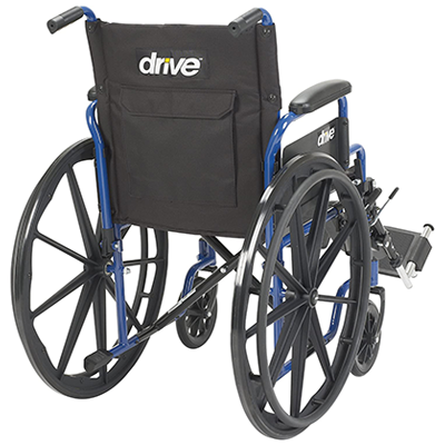 Back part of Drive Blue Streak Wheelchair