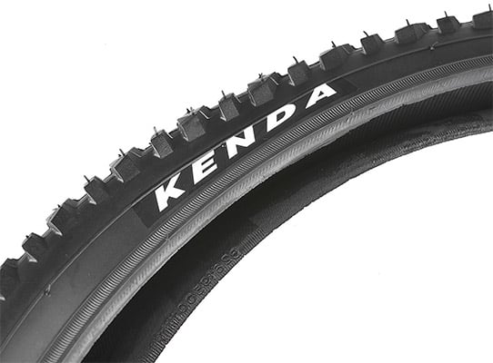 Kenda Kobra Knobby Tire with the Kenda logo