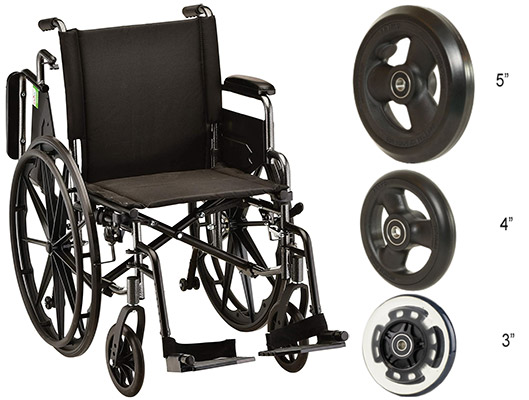 Choosing Right Casters for NOVA Lightweight Wheelchair 