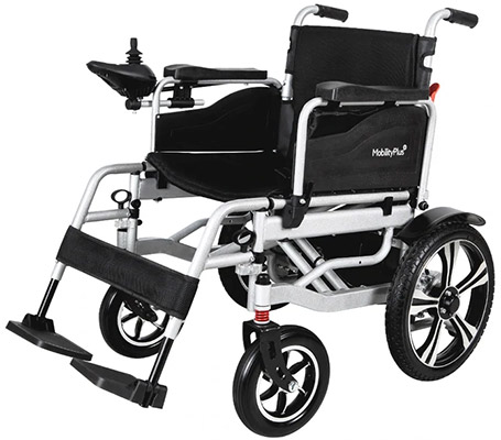 Rightfront of MobilityPlus+ Electric Powered Wheelchair