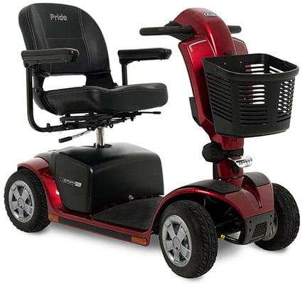 Pride Mobility Victory® 10.2 4-Wheel for Power Chair vs Scooter