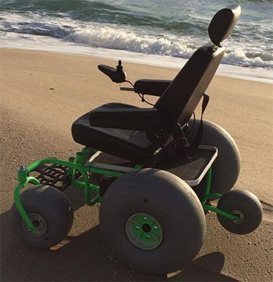 Beach Powered Mobility Motorized Wheelchair