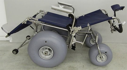 DeBug Reclining Beach Wheelchair