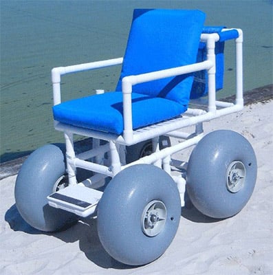Healthline Medical Manual Beach Wheelchair
