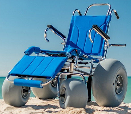 Wheeleez Motorized Beach Wheelchair