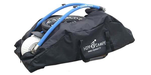 Folded Hippocampe All-terrain Beach Chair in its storage bag